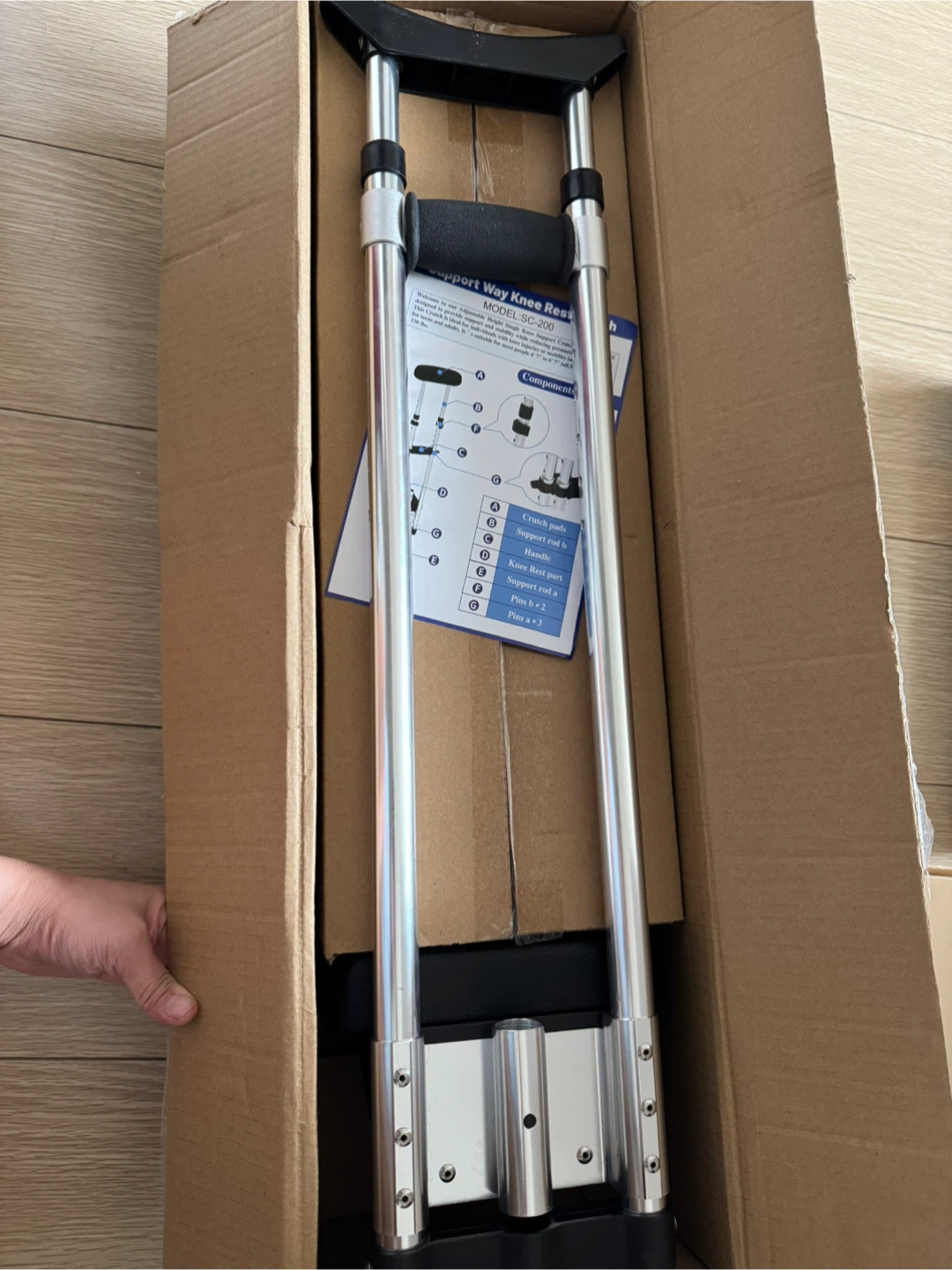 Support Way Knee Rest Crutch - Model SC-200 - photo 2