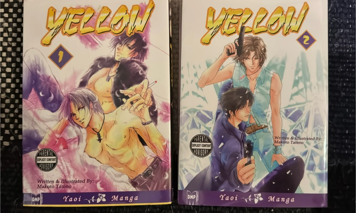 Yellow Yaoi Manga Volumes 1 & 2