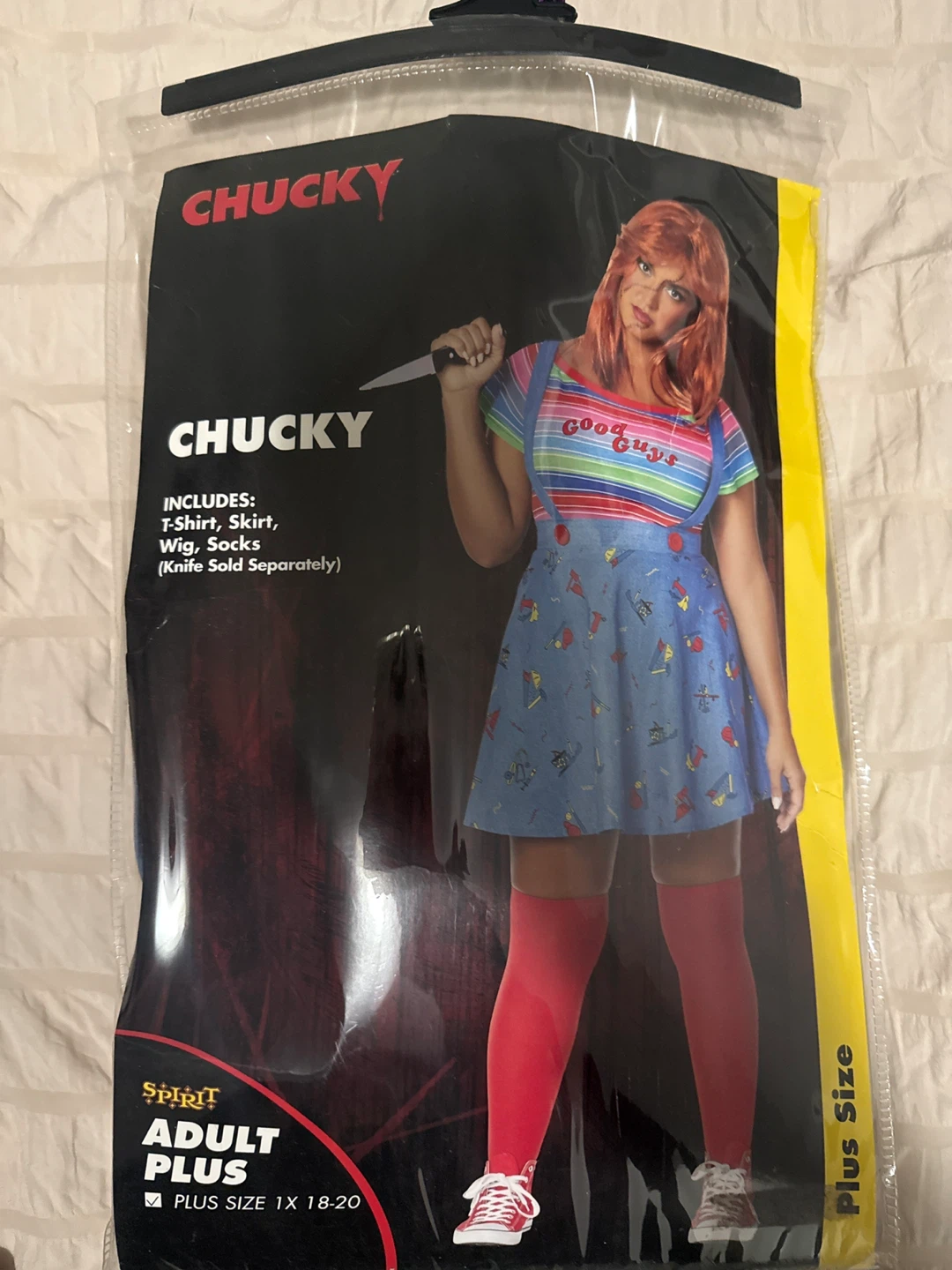 Chucky Costume Adult (Women) Plus Size 1X-20