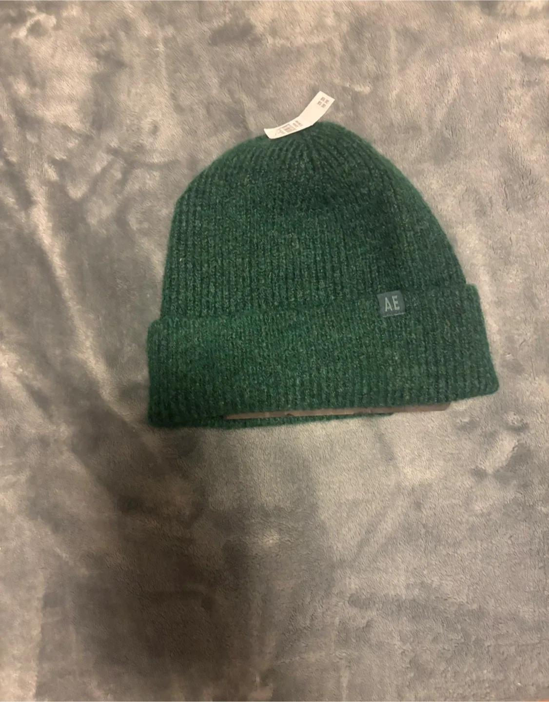 American Eagle Green Beanie - One Size thumbnail