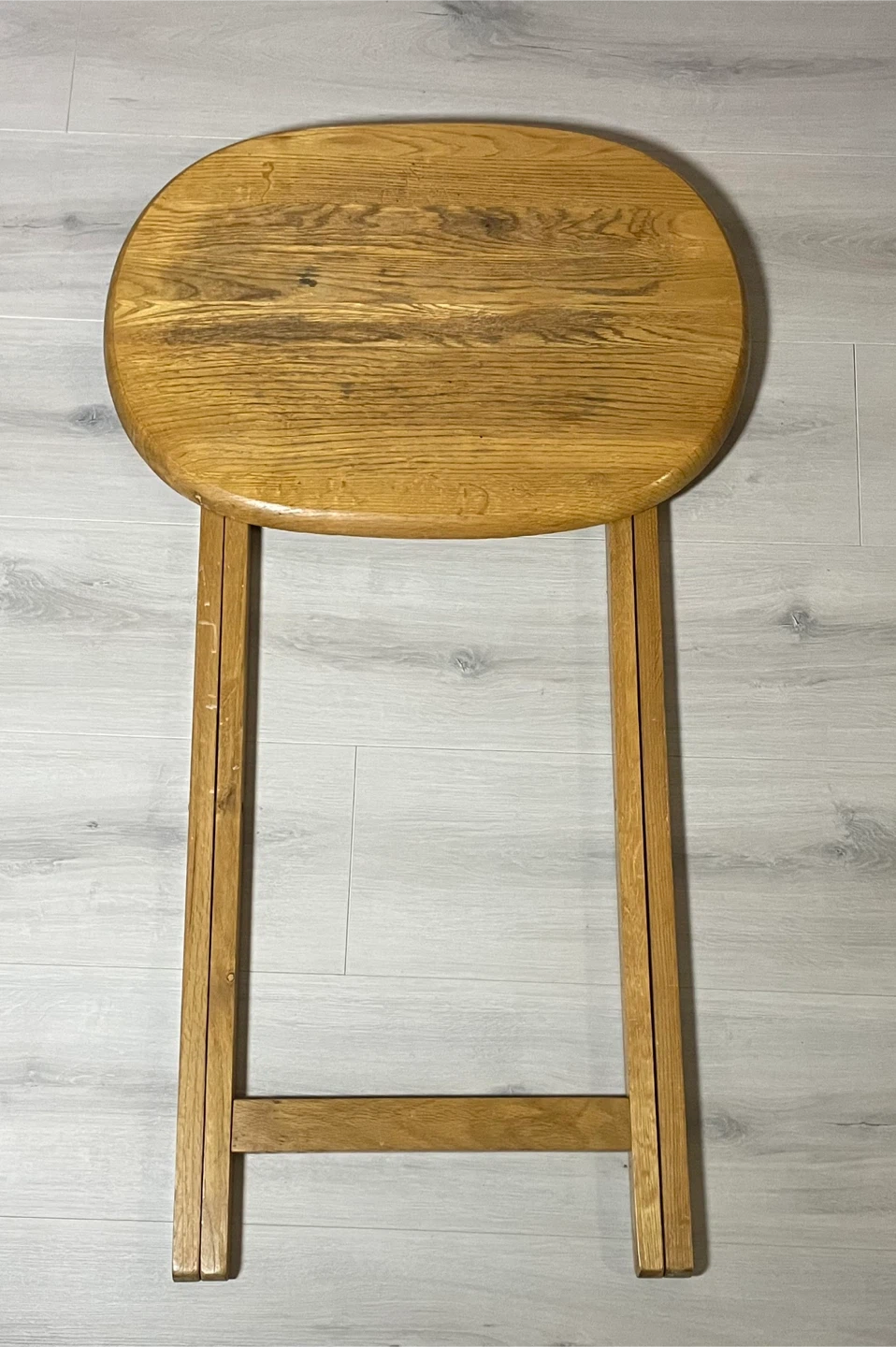 Folding Wooden Side Table - photo 2