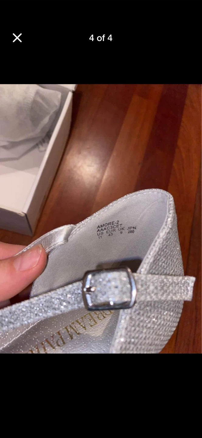 Dream Pairs Amore-2 Silver Heels - Size 11 - photo 3