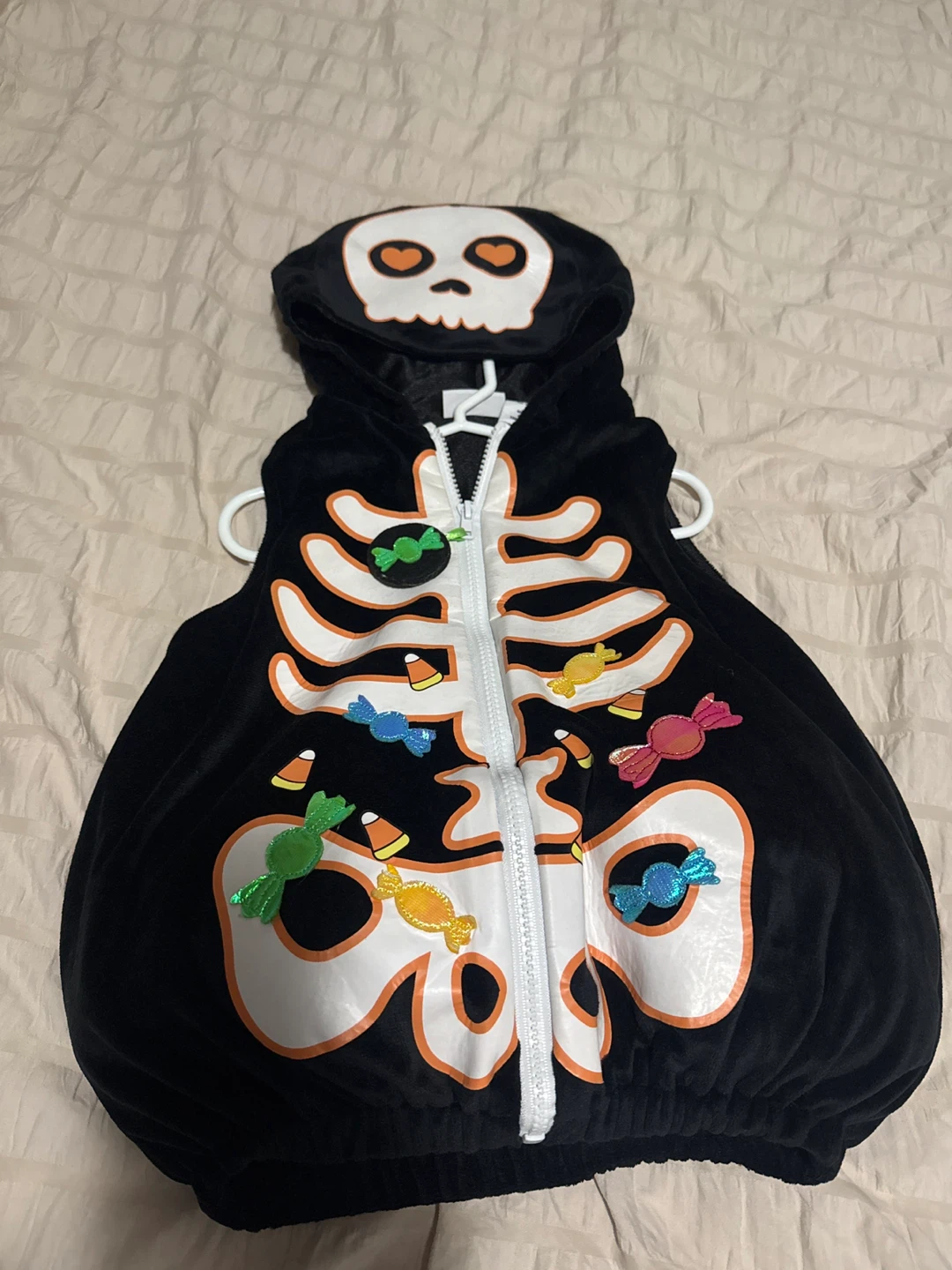 Skeleton Halloween Costume - Size 18-24M