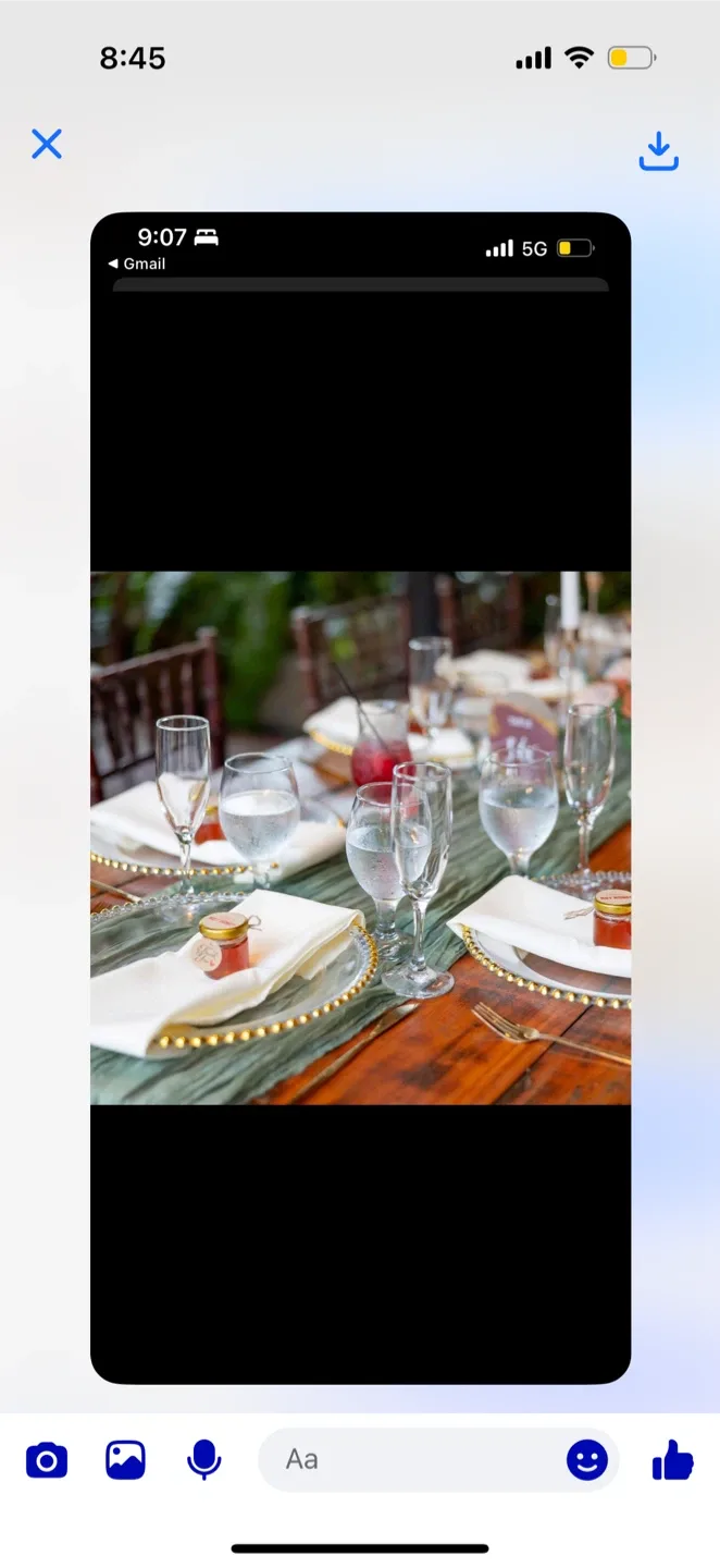 Cheesecloth Table Runner - Dusty Sage Green image indicator(3)