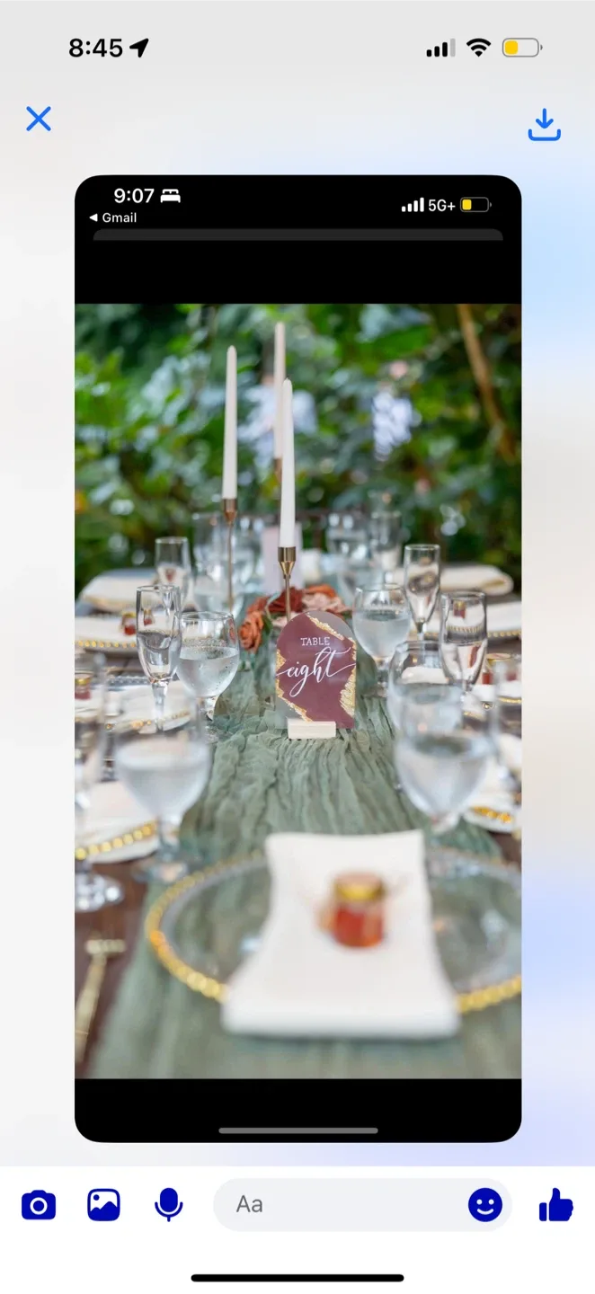 Cheesecloth Table Runner - Dusty Sage Green image indicator(4)