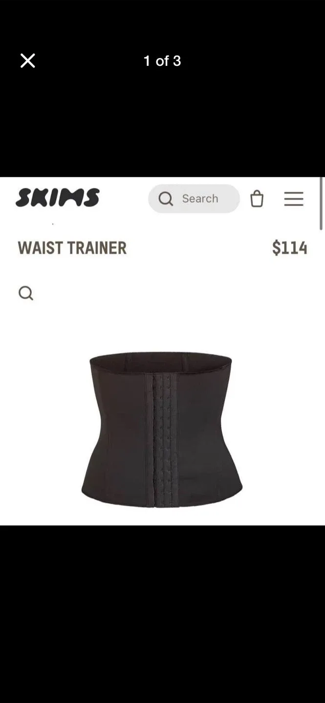 SKIMS Waist Trainer - Black image indicator(3)
