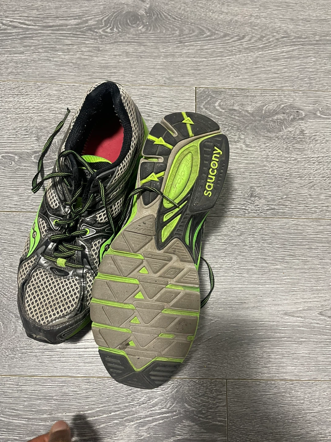 Saucony Running Shoes - Green & Black - photo 3