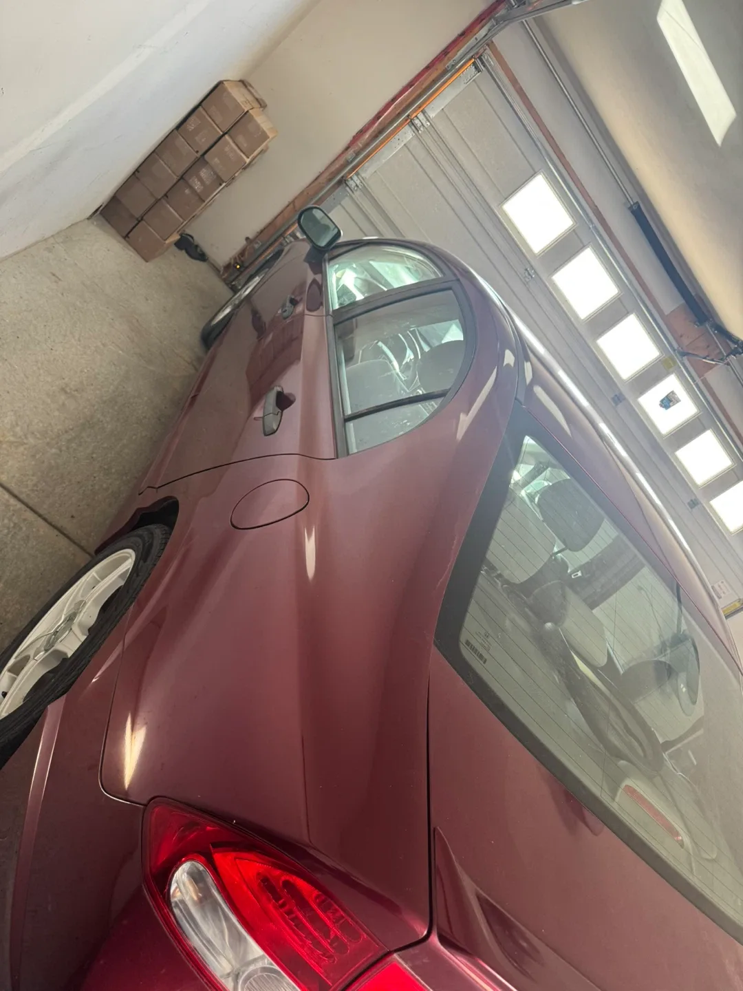 Honda Civic, Maroon 150k km automatic image indicator(4)