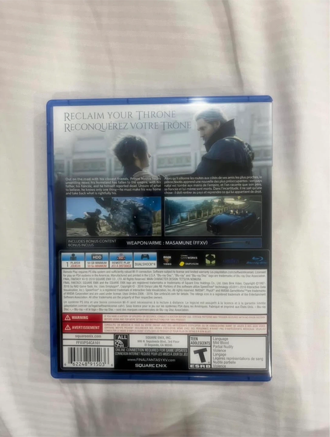 Final Fantasy XV Day One Edition - PS4 Game - photo 2