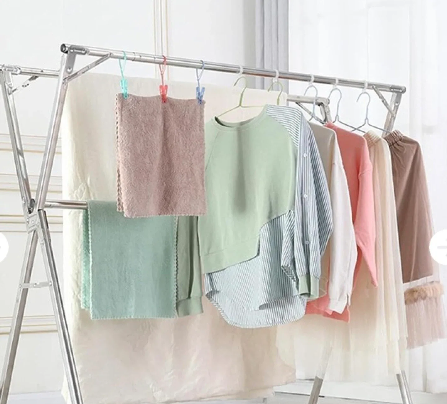 WELIDAY Stainless Steel Laundry Drying Rack thumbnail