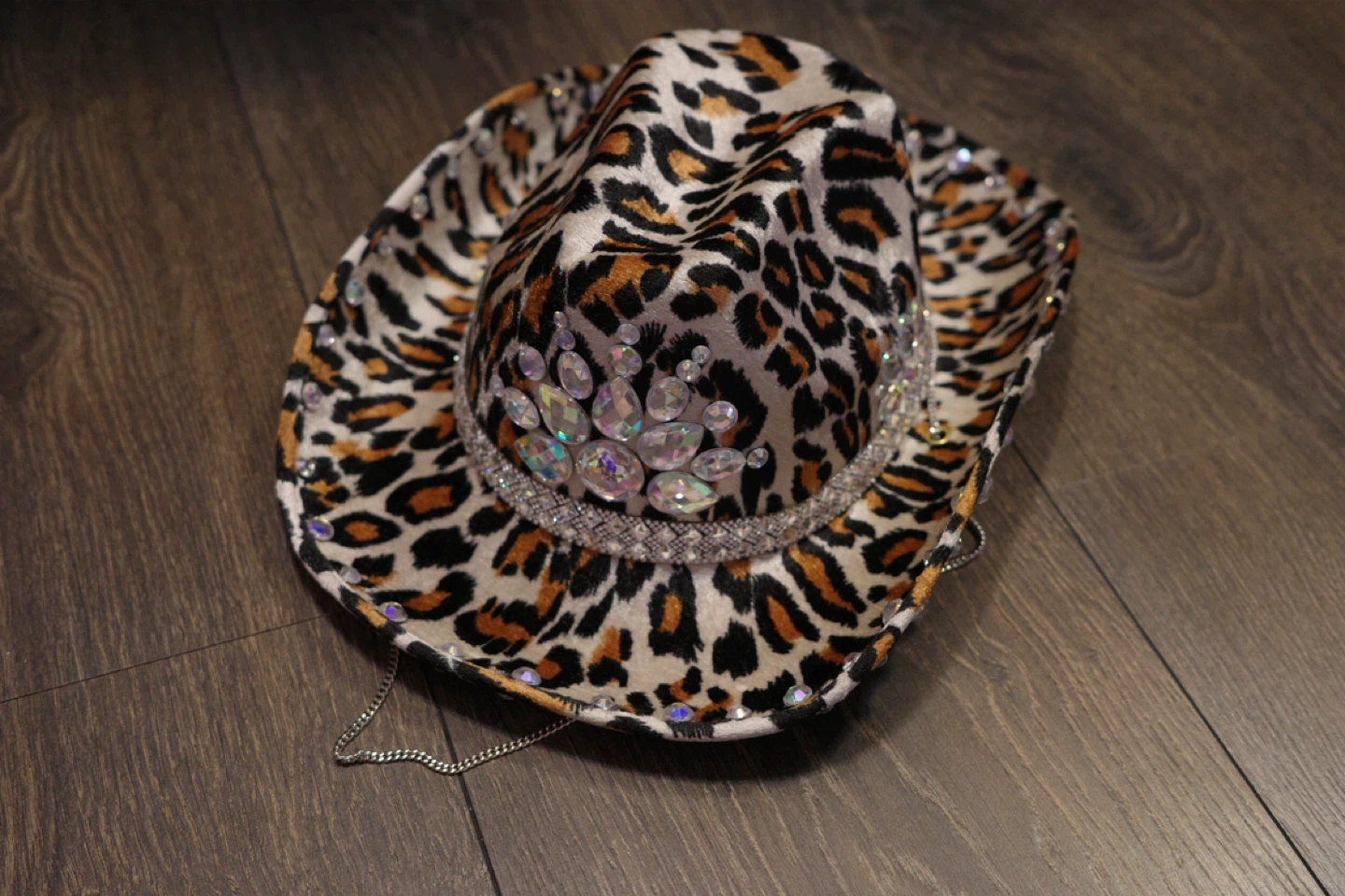Dolls kill Leopard Print Cowboy Hat