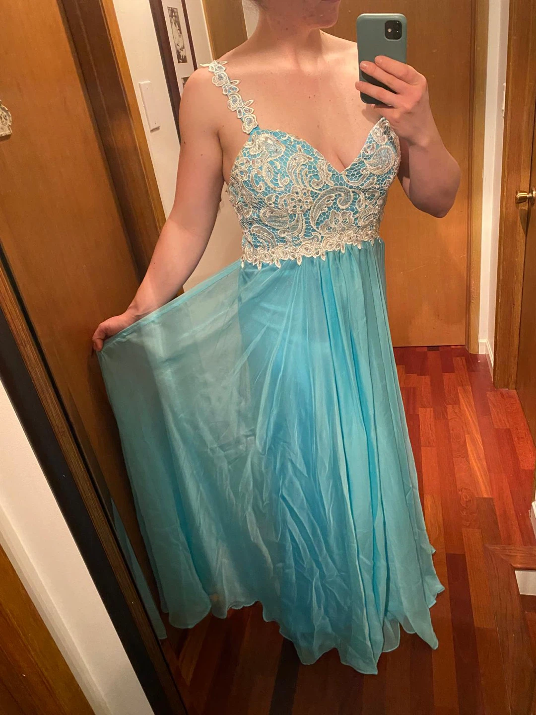 Light Blue Formal Dress - photo 3