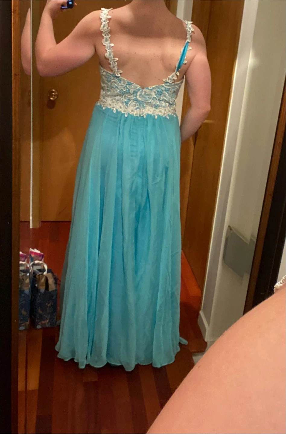 Light Blue Formal Dress - photo 2