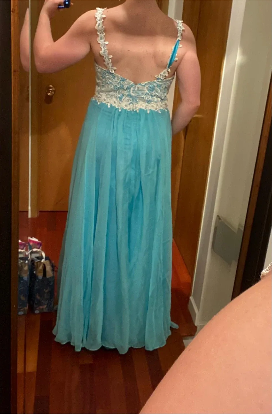 Light Blue Formal Dress image indicator(3)