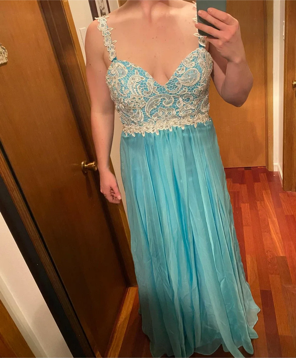 Light Blue Formal Dress image indicator(2)