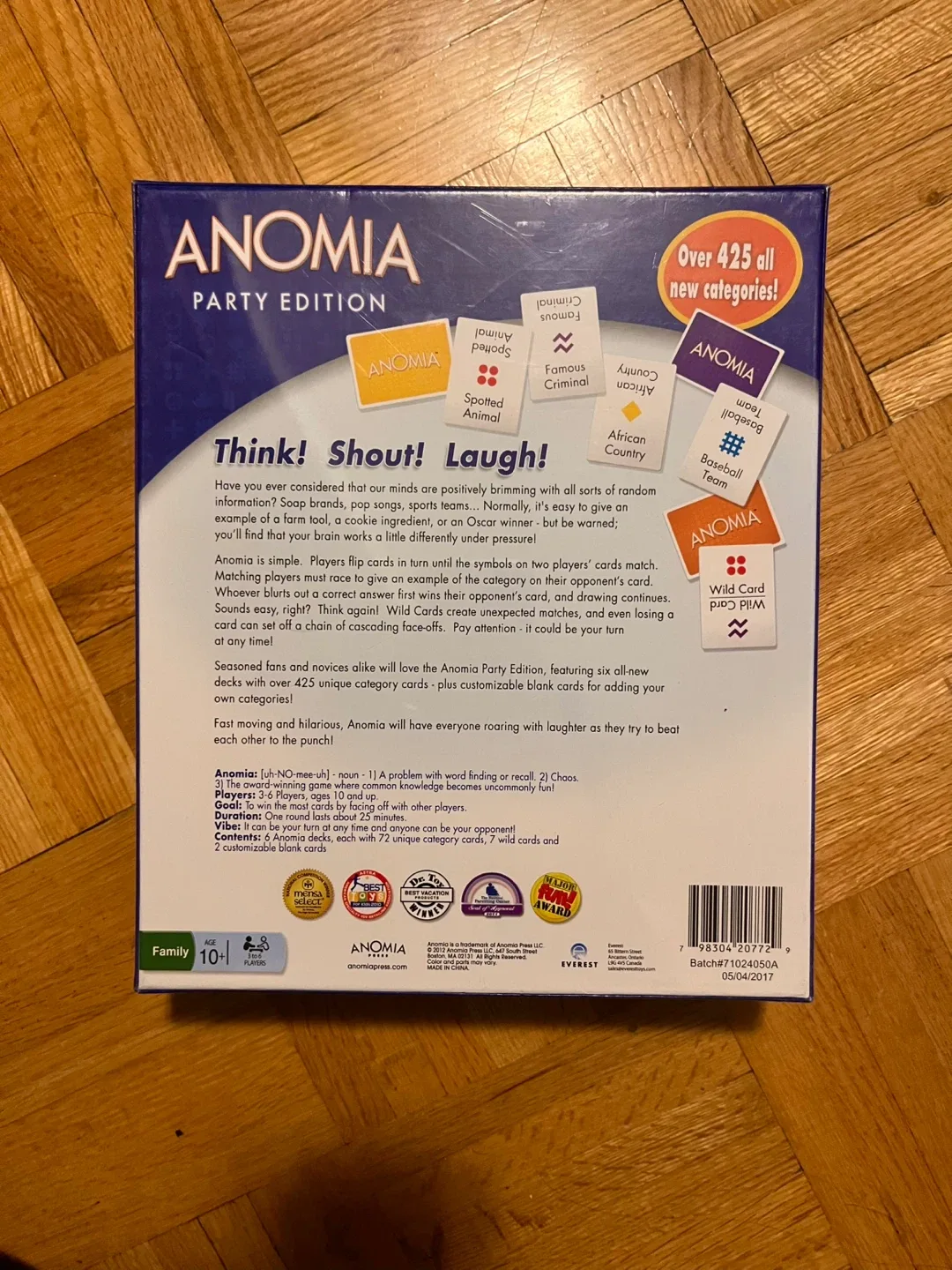 Anomia Board Game Unopened image indicator(2)