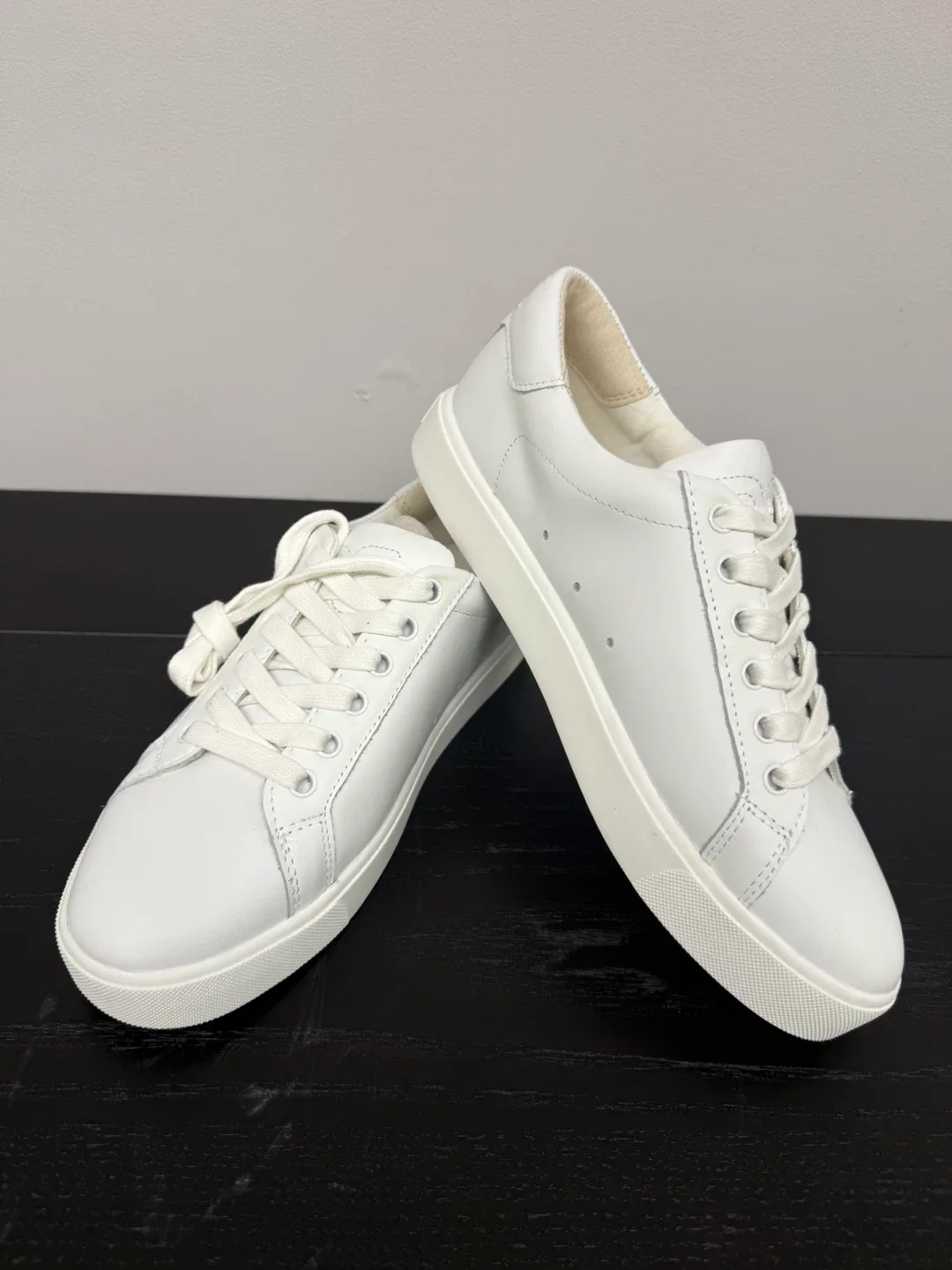 Sam Edelman White Leather Sneakers