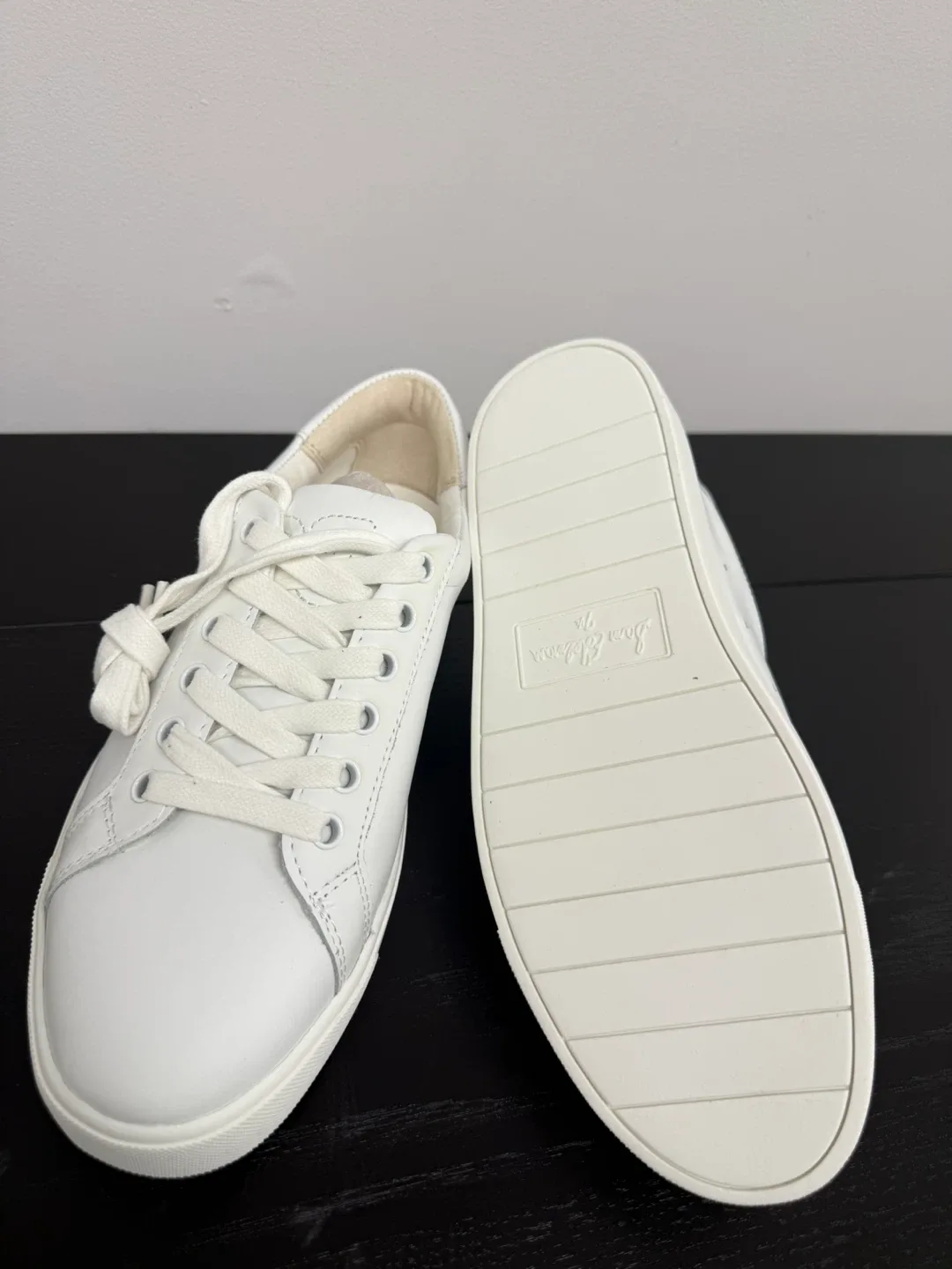 Sam Edelman White Leather Sneakers image indicator(3)