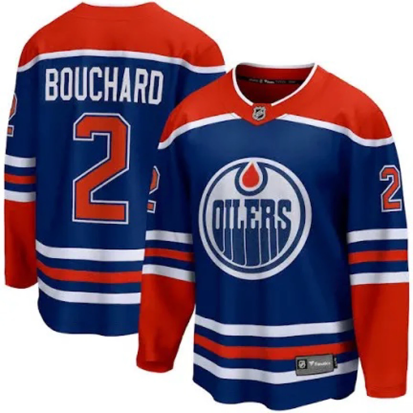 Edmonton Oilers Bouchard #2 Fanatics Jersey