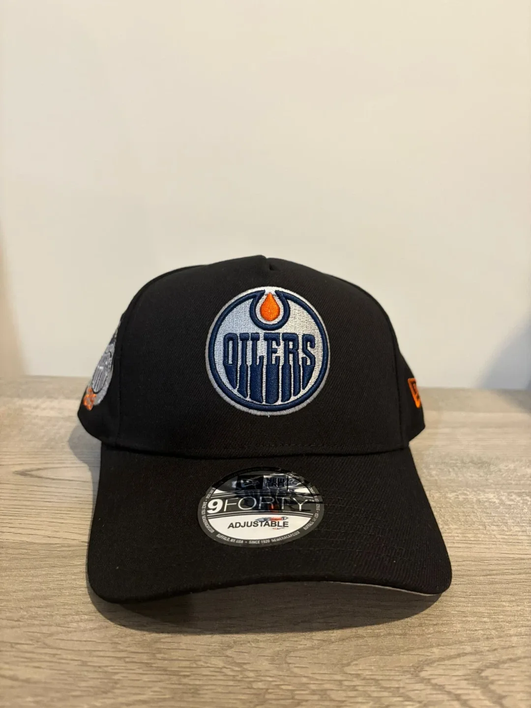 New Era Oilers 9FORTY Adjustable Hat