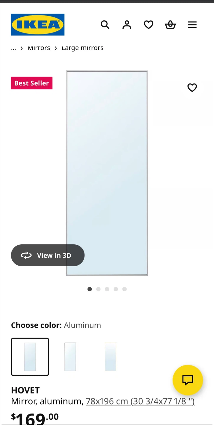 IKEA HOVET Mirror - photo 2