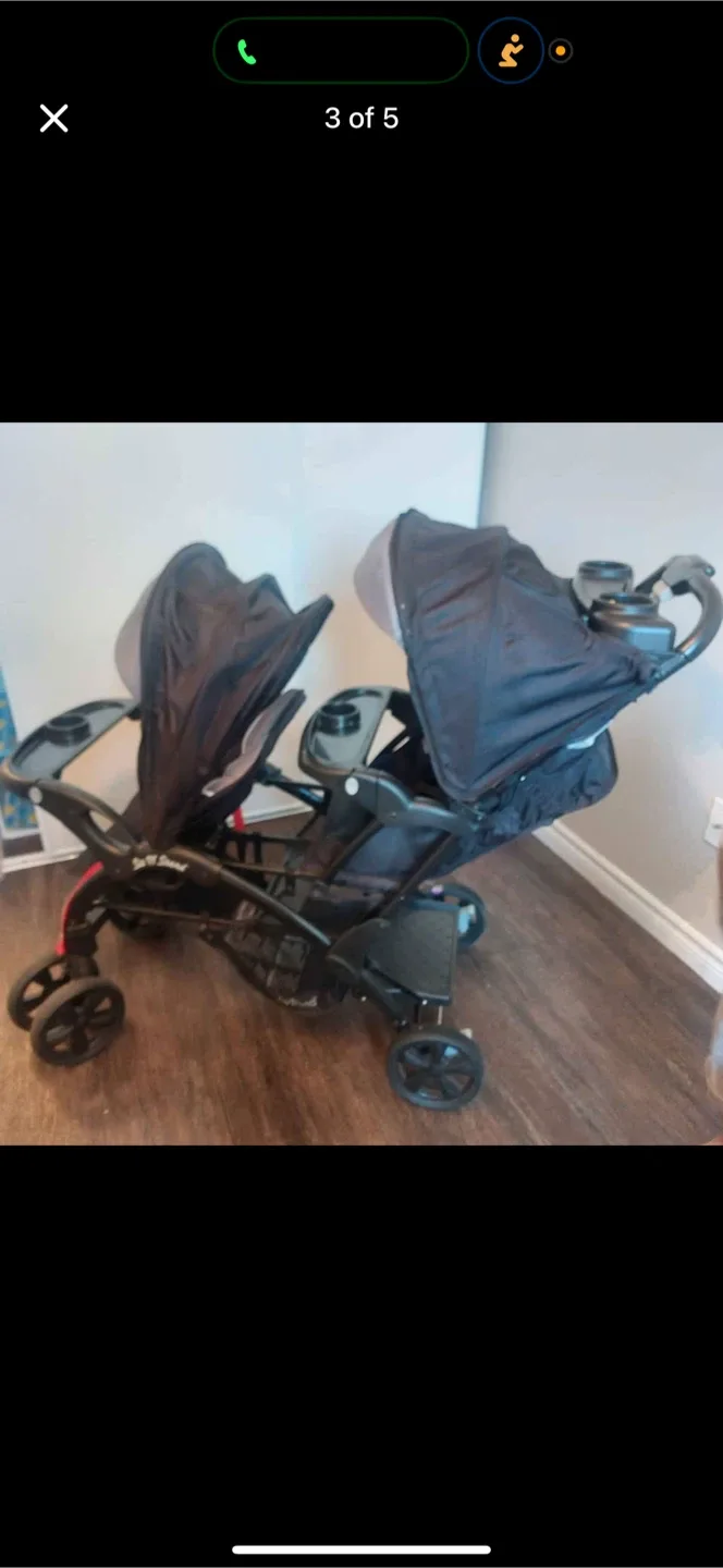 Joovy Scooter X2 Double Stroller - Black image indicator(2)
