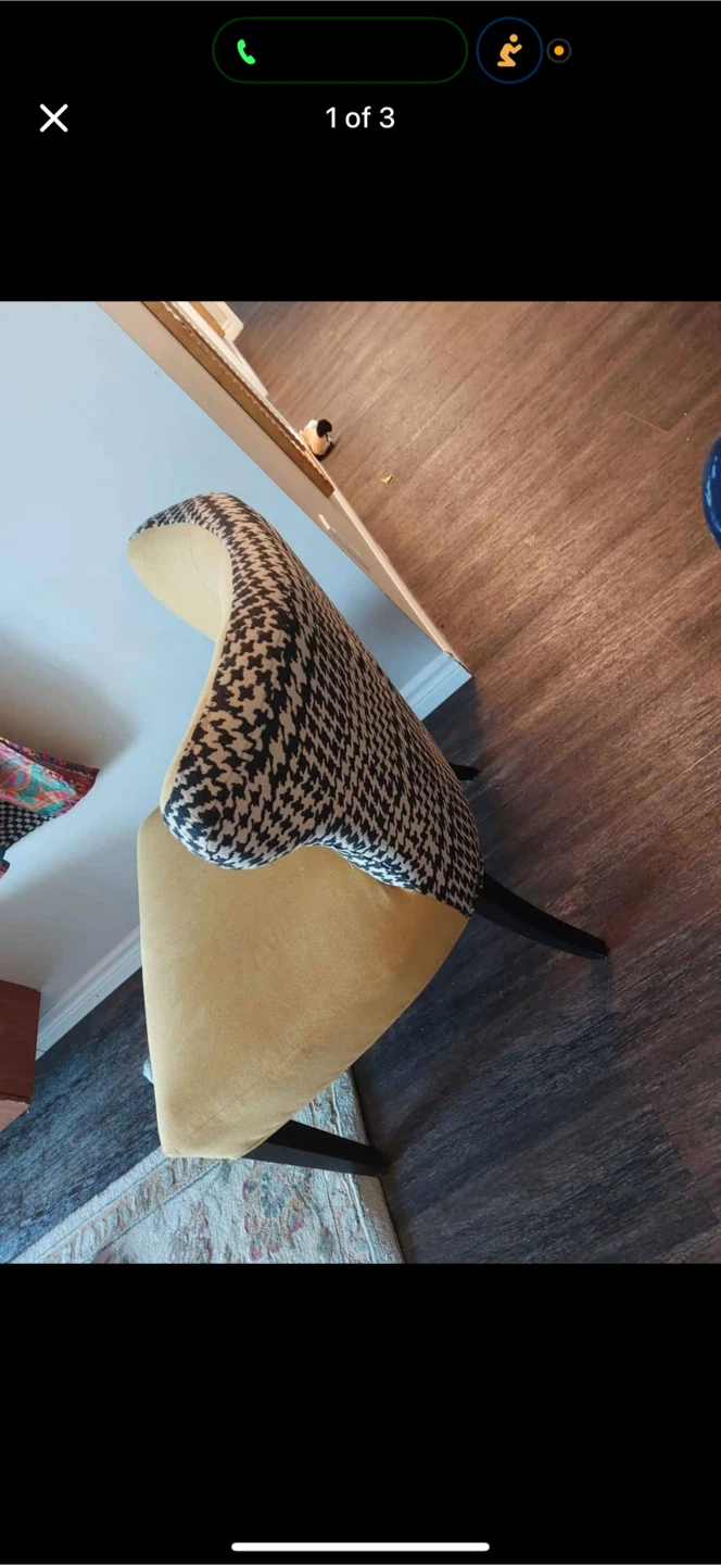 Yellow Accent Chair - photo 3