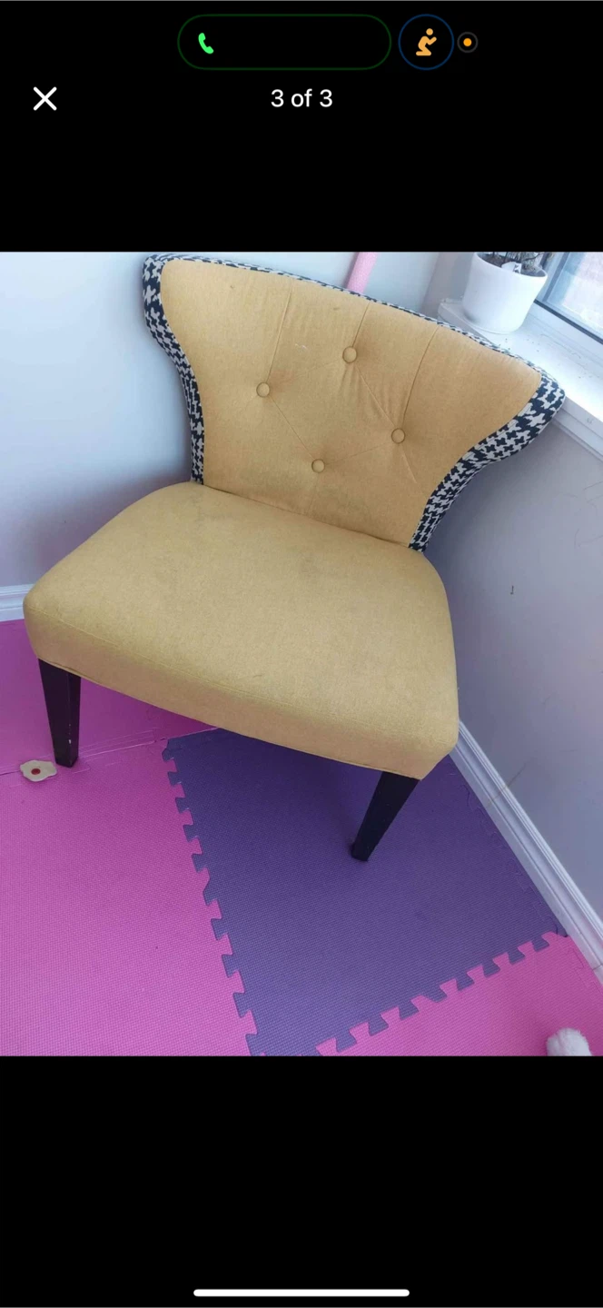 Yellow Accent Chair