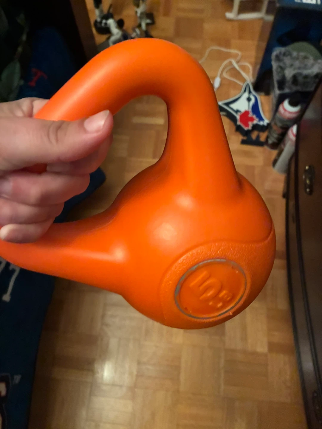 Orange 5 lb Kettlebell - photo 2