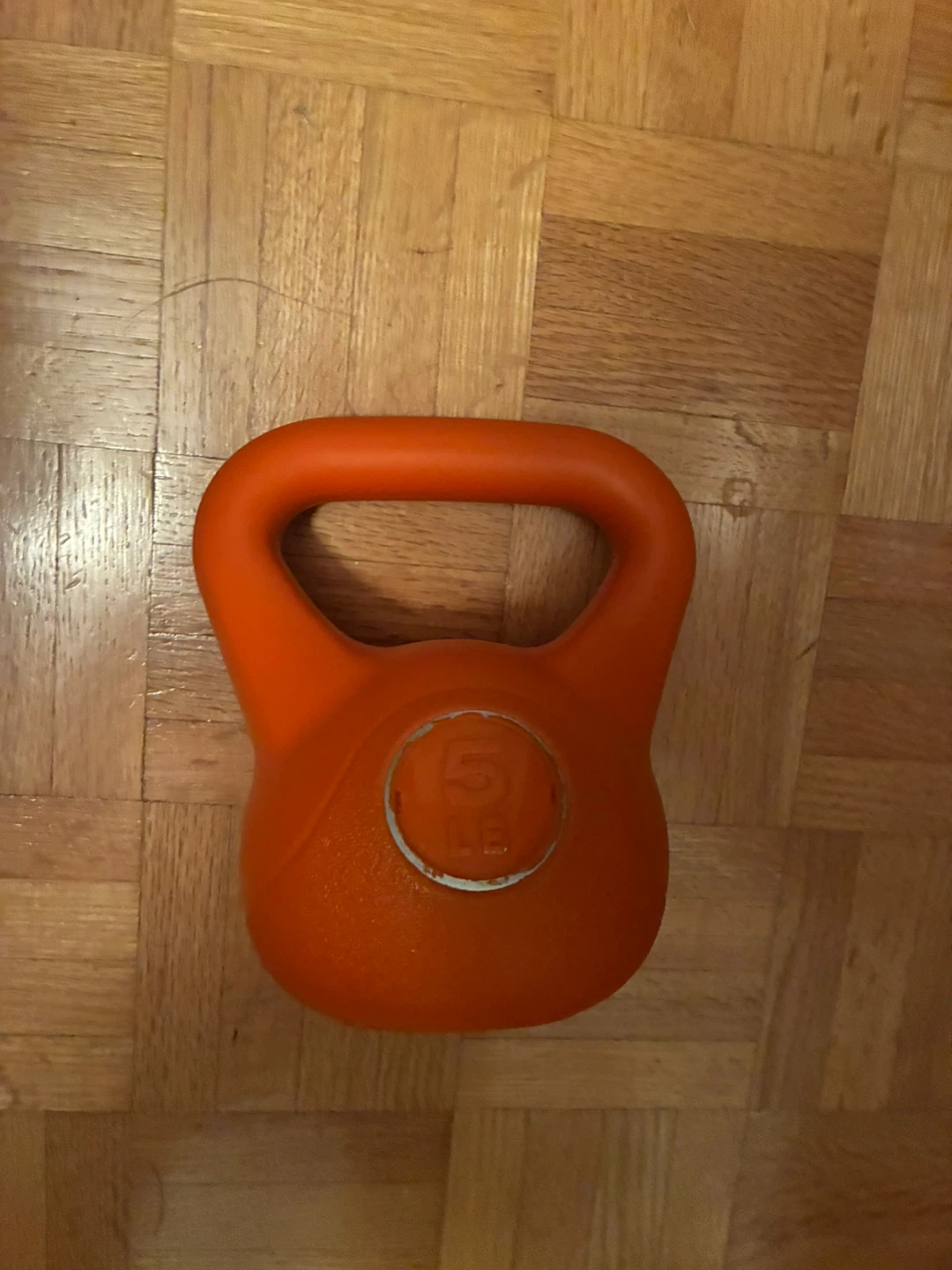 Orange 5 lb Kettlebell