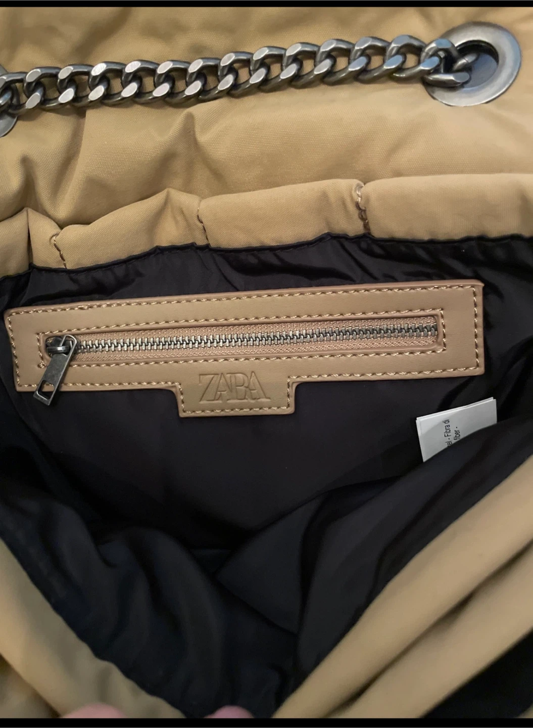 Zara Padded Chain Strap Shoulder Bag - photo 2