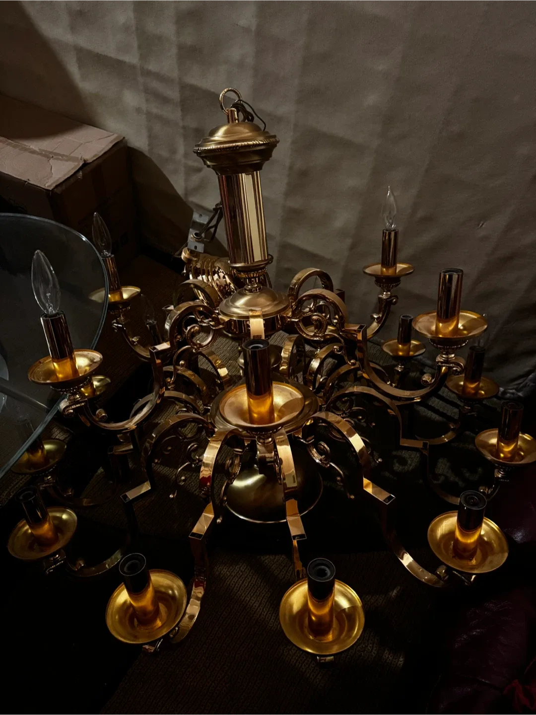 Gold Chandelier Lighting Fixture image indicator(2)