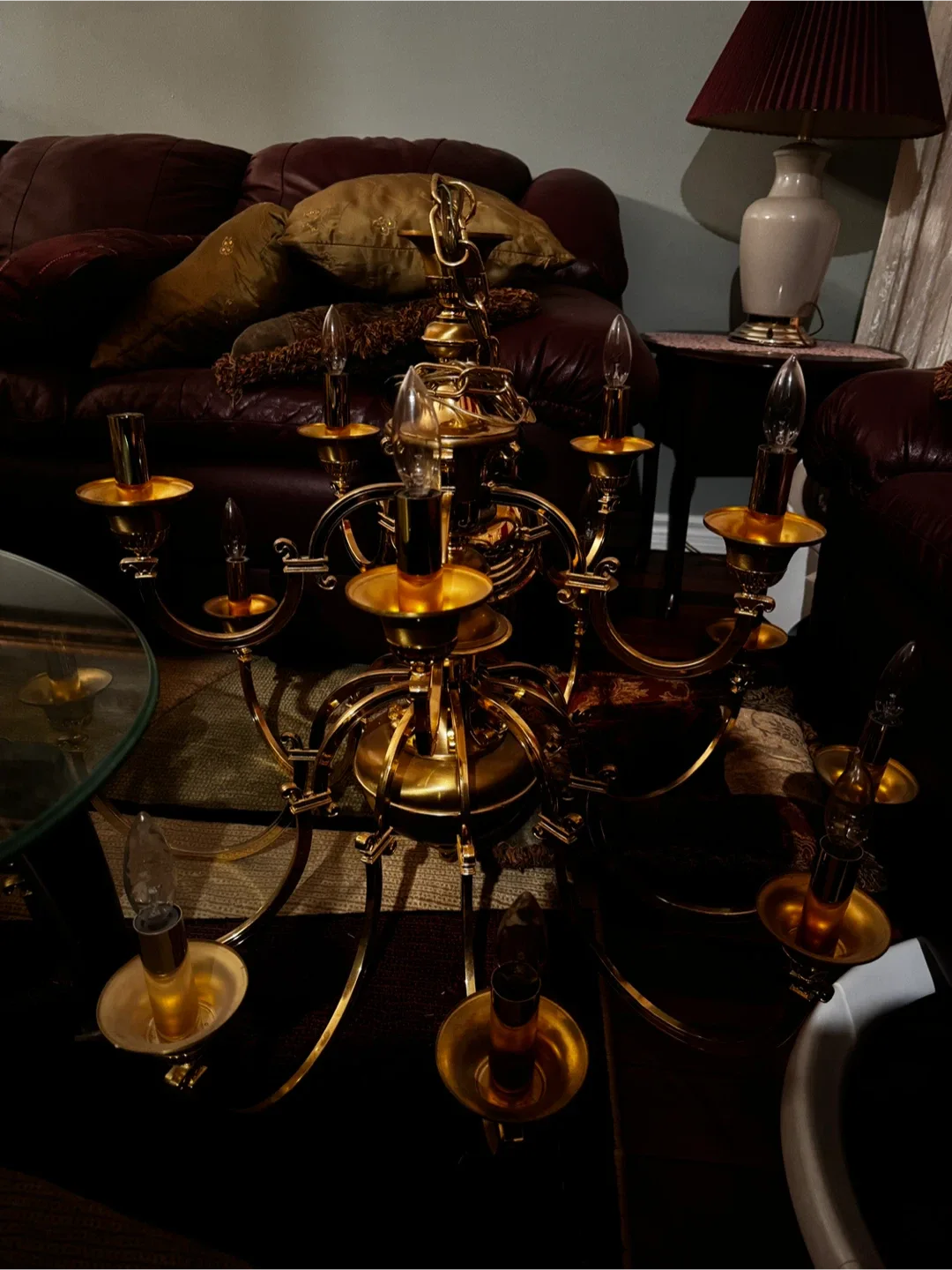 Gold Chandelier Lighting Fixture image indicator(5)