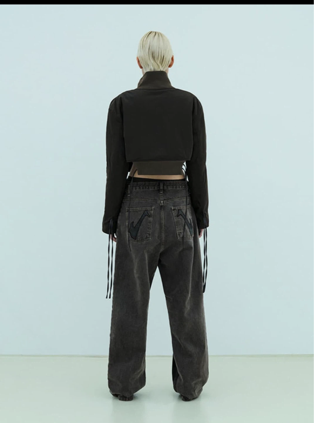 LEEY Cropped Bomber Jacket - photo 2