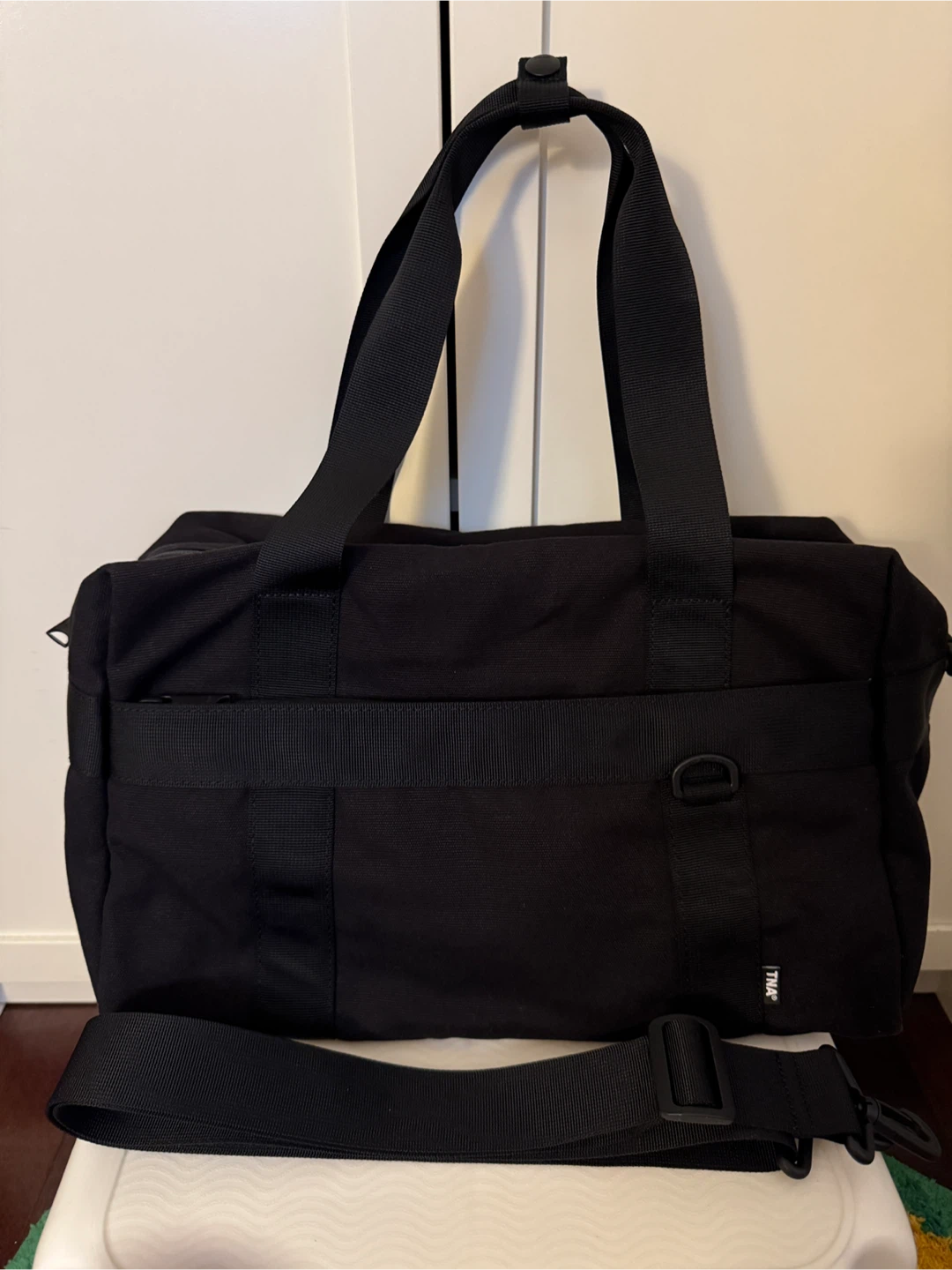 Aritzia TNA Black Duffle Bag