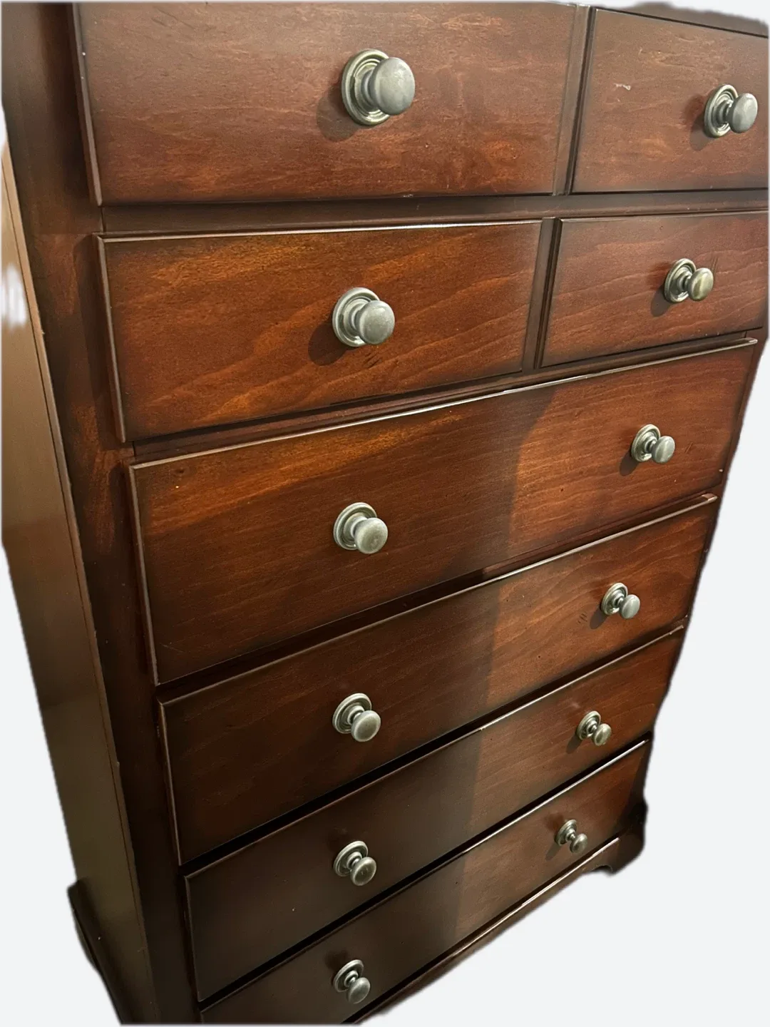 Dark Wood 7-Drawer Dresser thumbnail