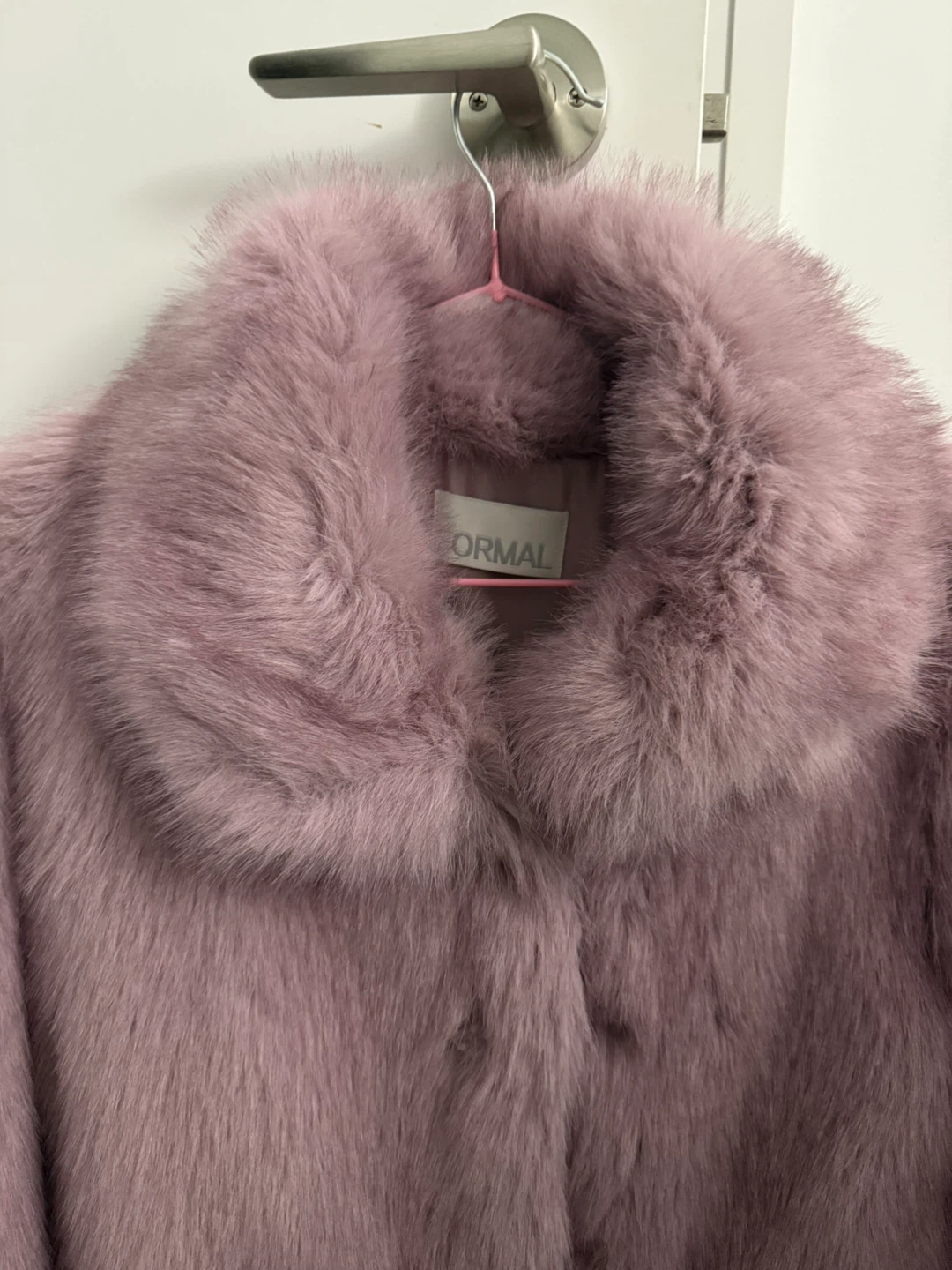 Faux Fur Jacket - Pink - photo 2