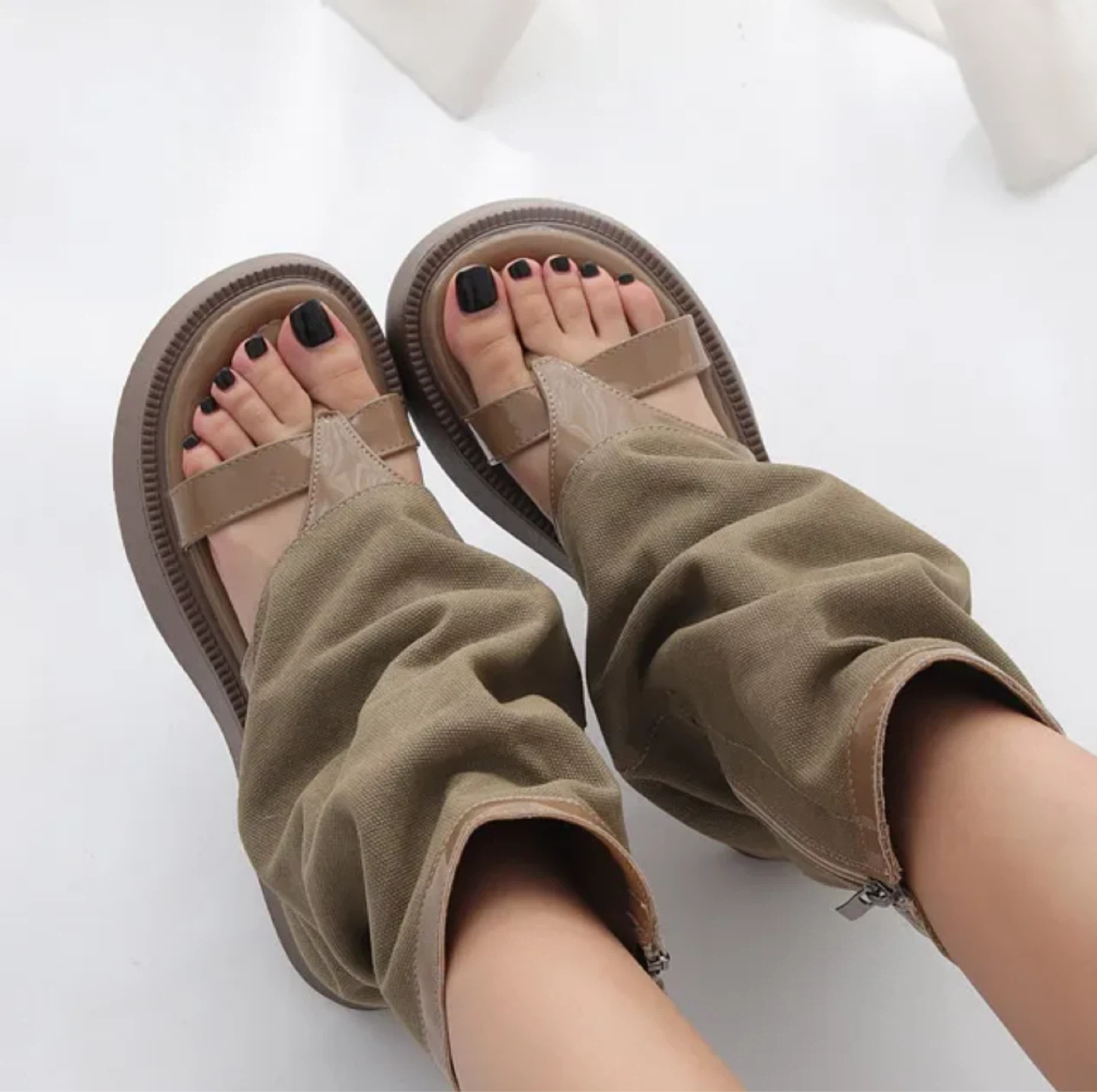 Platform Sandal Boots