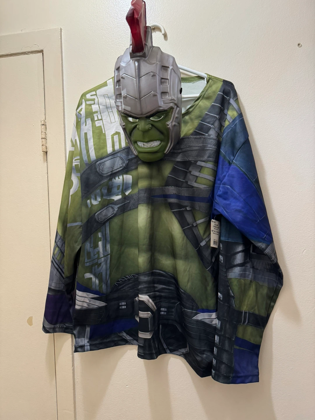 War Hulk 2-Piece Set (Shirt & Mask) - Large 🥕
