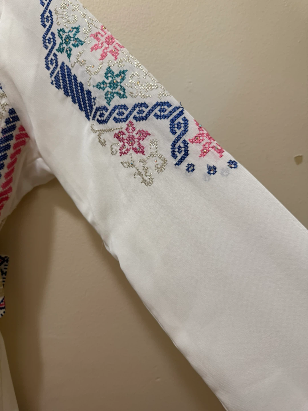 Embroidered White Dress - Size XXL - photo 3