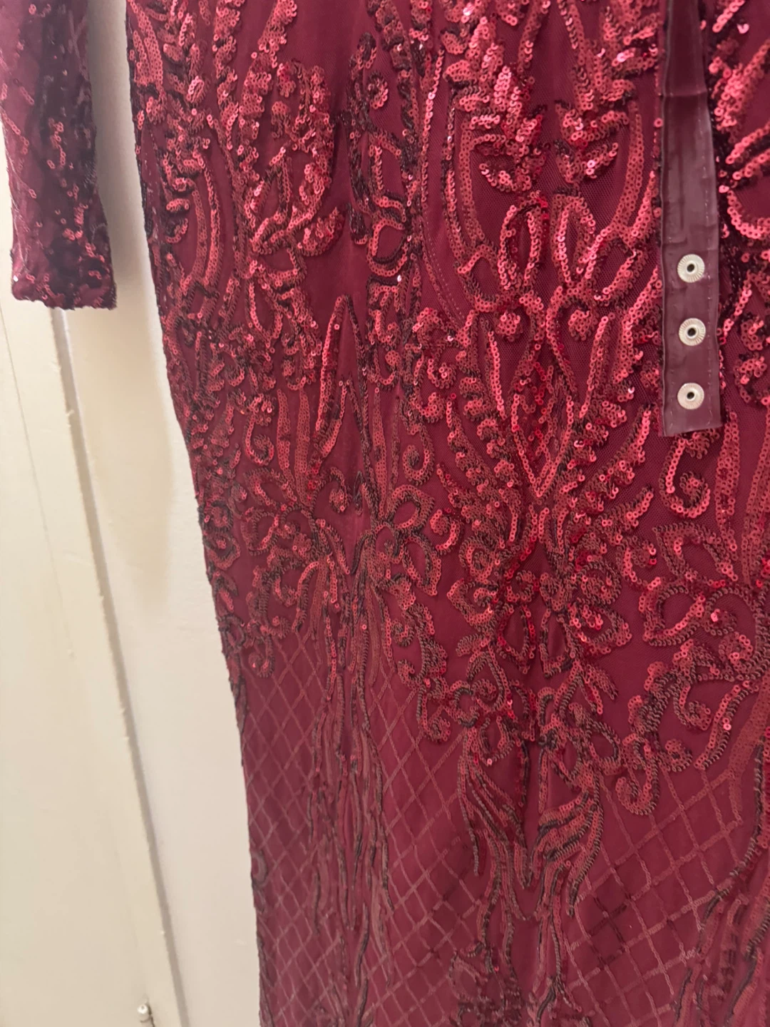 Burgundy Sequin Dress size xl - photo 3
