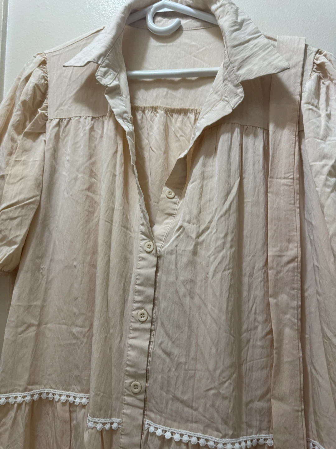 Off white Tiered Dress size xxl - photo 4