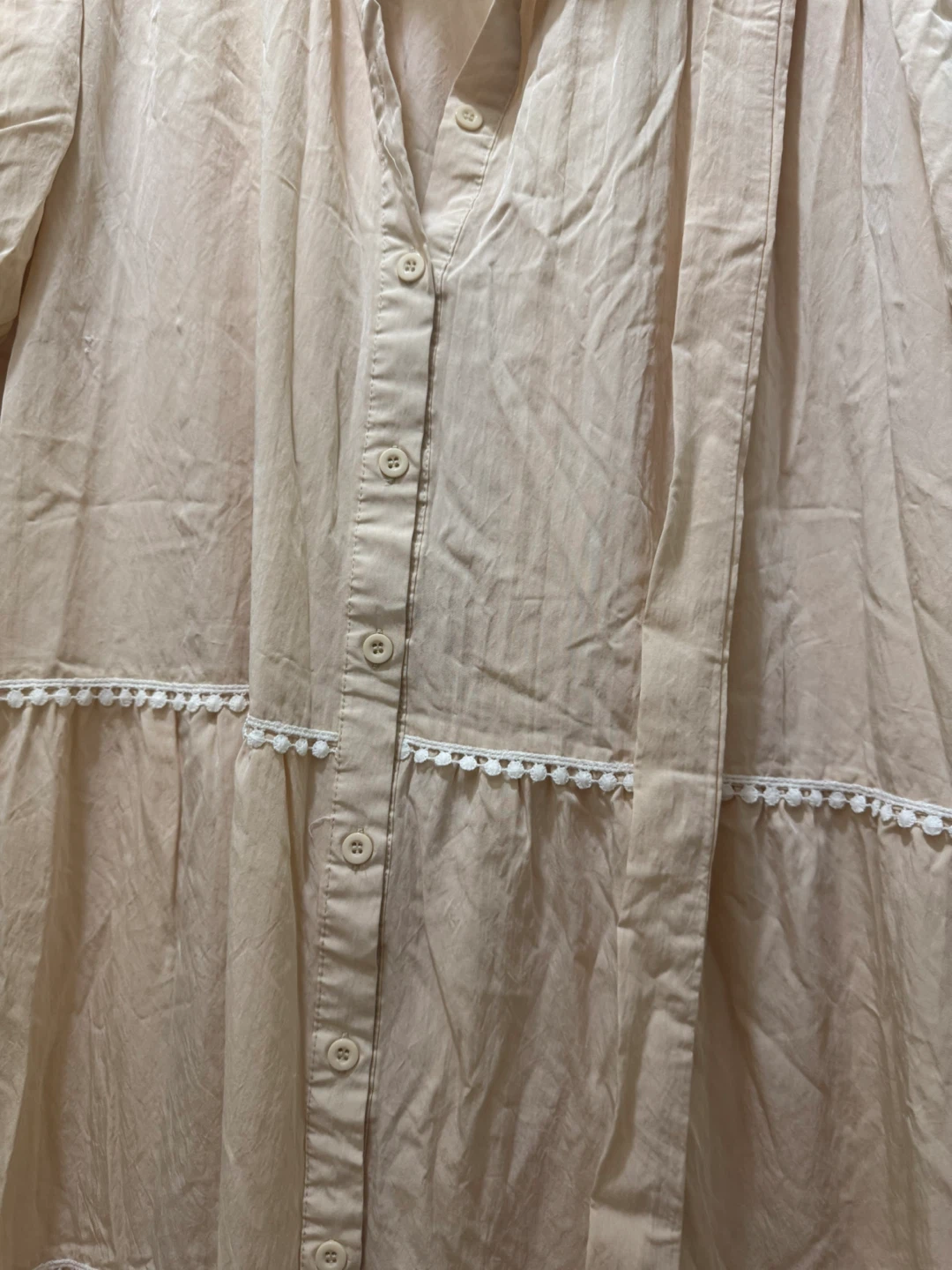 Off white Tiered Dress size xxl - photo 2