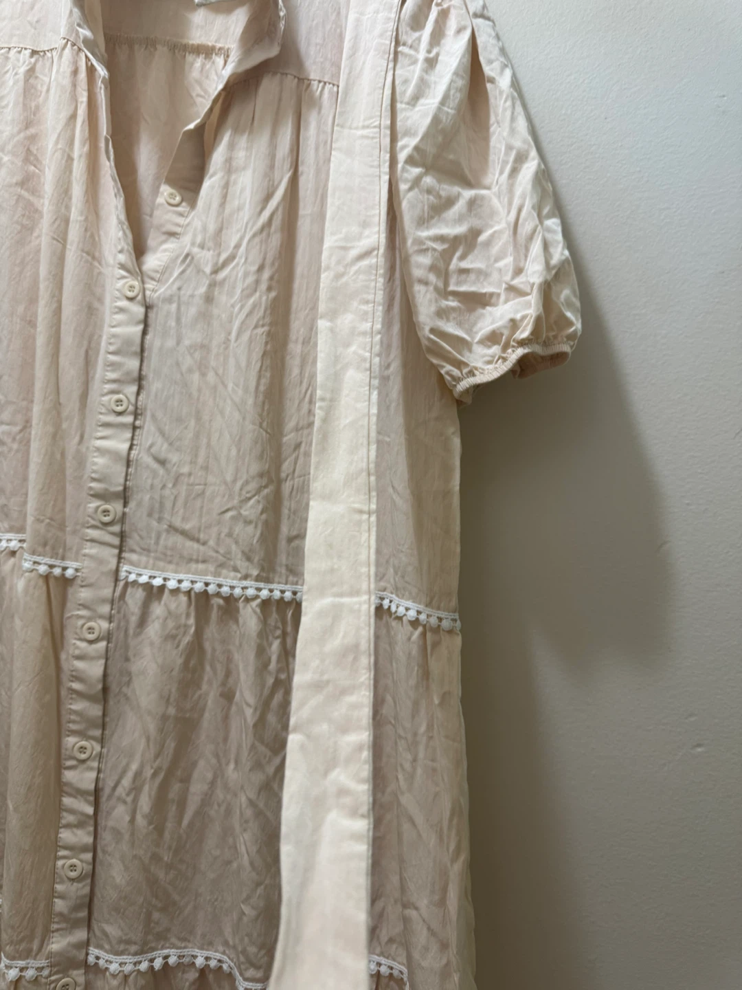 Off white Tiered Dress size xxl - photo 3