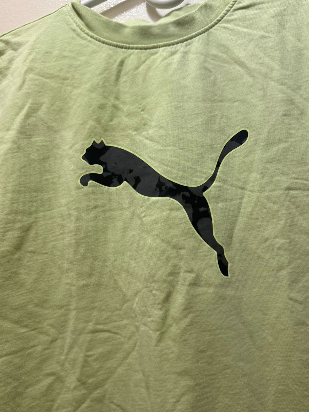 Puma Light Green T-Shirt Dress - Size L - photo 2