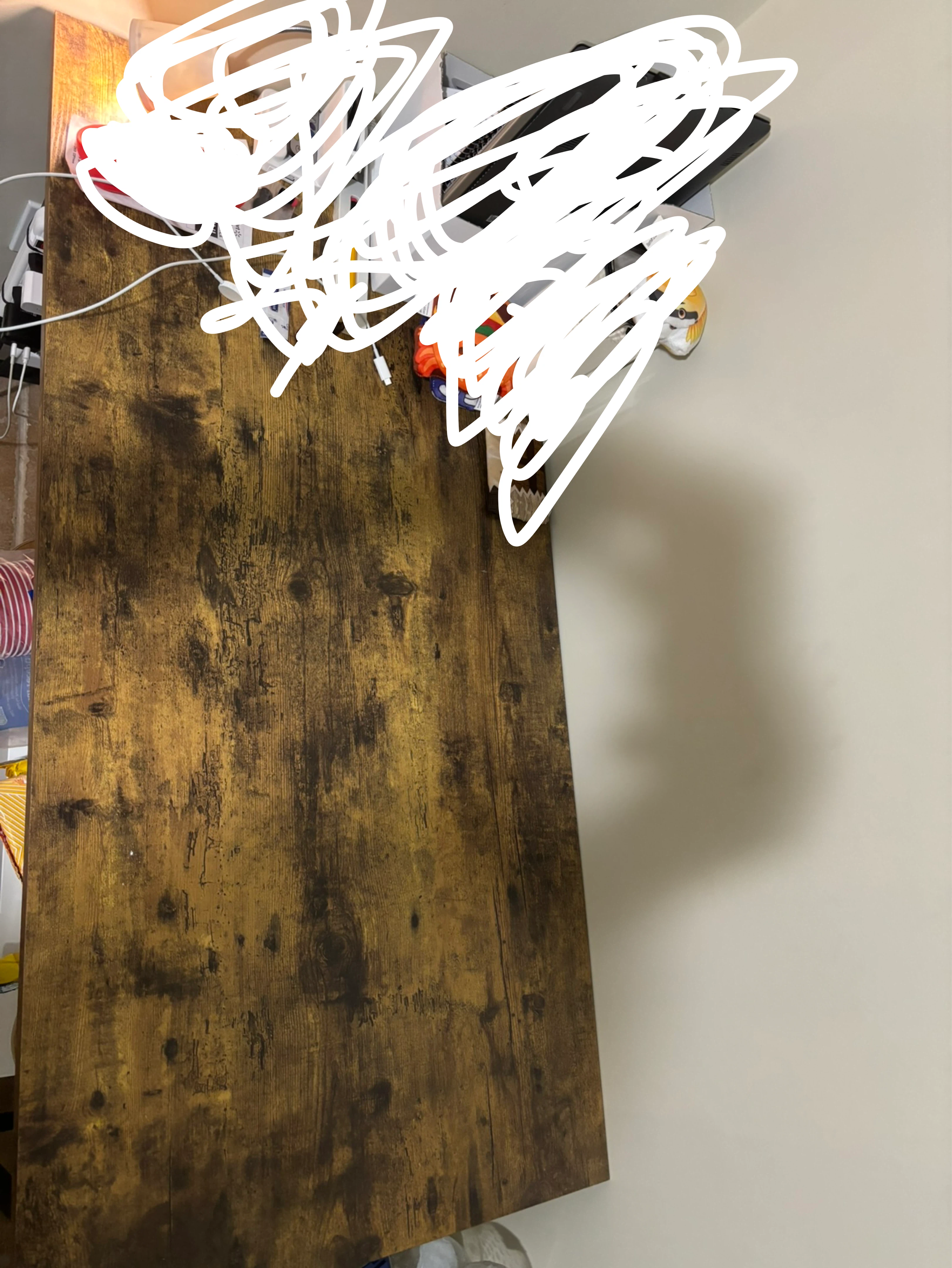 Wood Top Desk (CHATS GOT DELETED, please message again) - photo 2