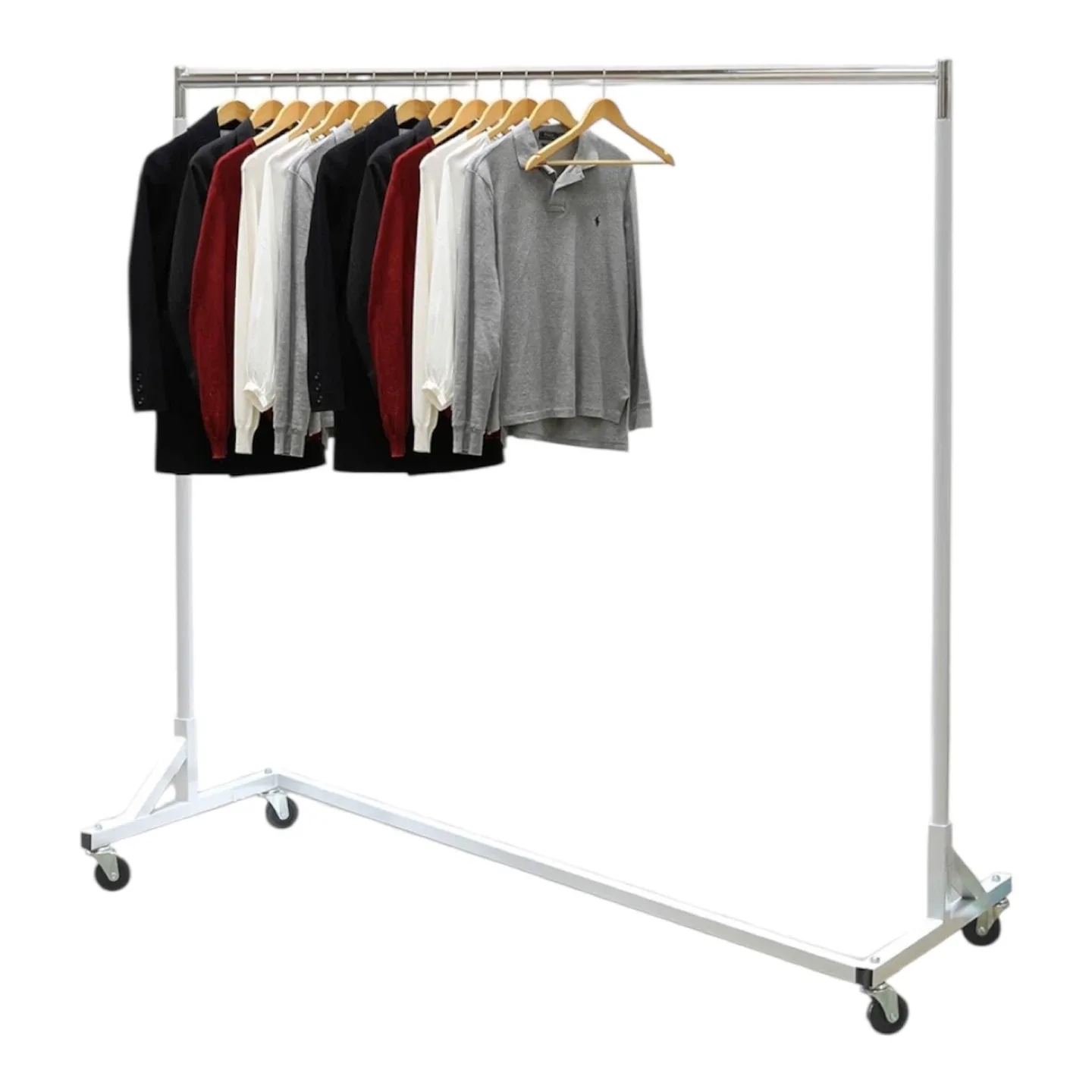 SIMPLEHOUSEWARE COMMERCIAL GRADE Z-BASE HEAVY DUTY CLOTHING RACK