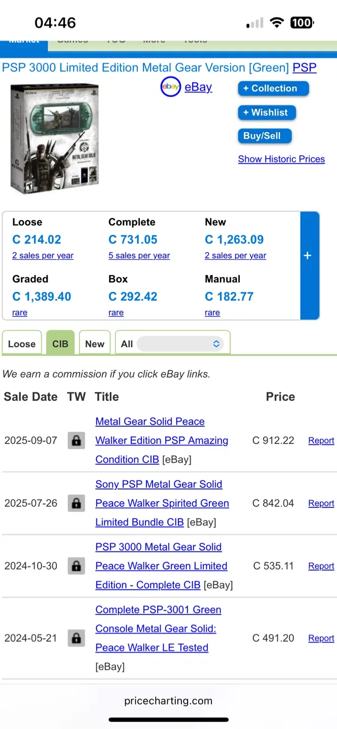 PSP 3001 Metal Gear solid Limited Edition + Games image indicator(9)