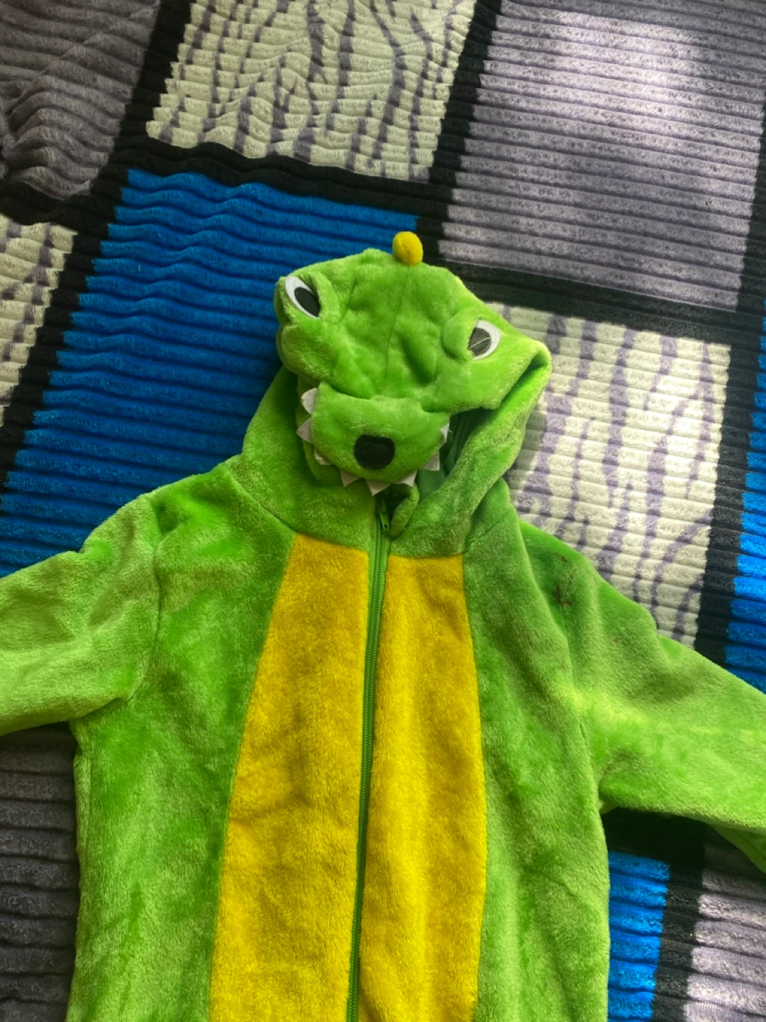 Cute Green Dinosaur Costume - Size 110