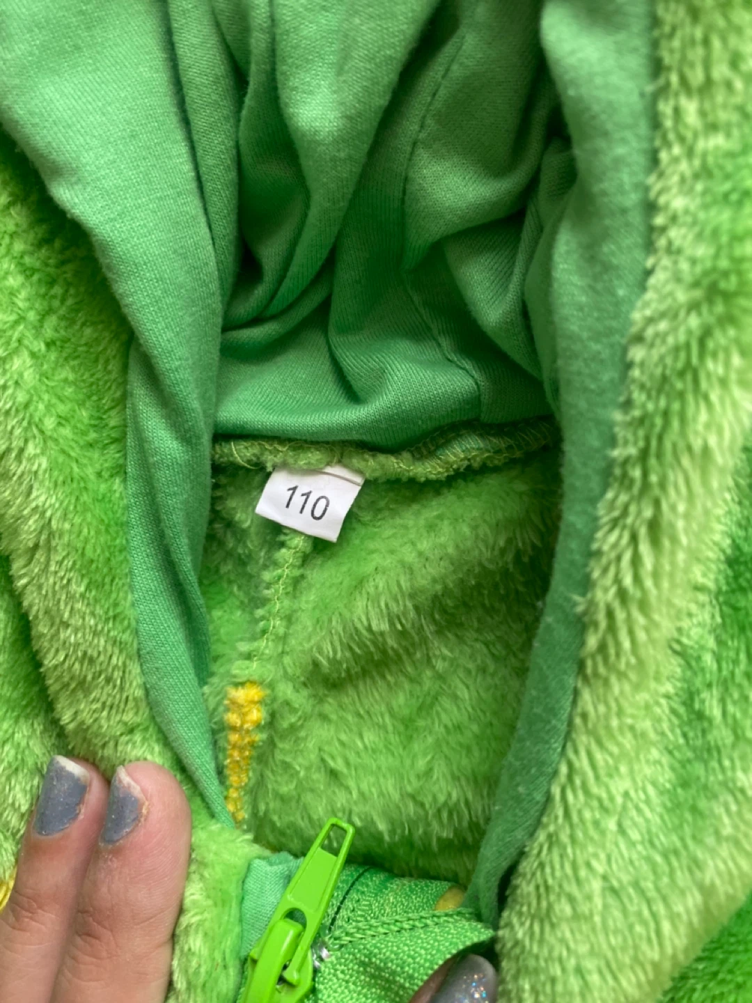 Cute Green Dinosaur Costume - Size 110 - photo 3